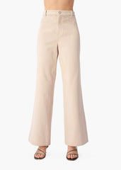 Cami NYC Natali Bull Denim Pant in Oat