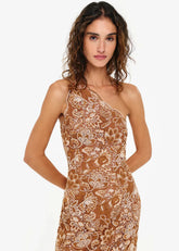 Cami NYC Sintra Crochet Dress in Brown