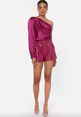 Cami NYC Violette Bodysuit in Beetroot