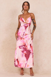 Celia Maxi Dress - Pink Multi
