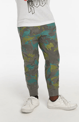 Chaser Dino Camo Joggers in Safari