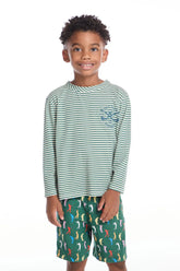 Chaser Golf Club Crest Boys Long Sleeve