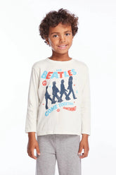 Chaser Kids Beatles Come Together Long Sleeve in Salt