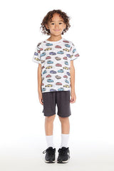 Chaser Kids Fast Car Tee in White