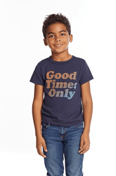 Chaser Kids Good Times Only Boys Tee in Avalon
