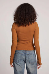 Chaser Laurel Cardigan in Coco Brown