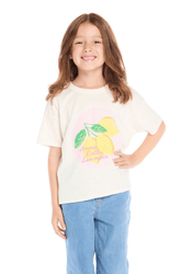 Chaser Lemonade Amore Tee in Starry White