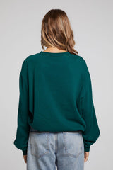 Chaser Lucky Long Sleeve Tee in Bluegrass Green