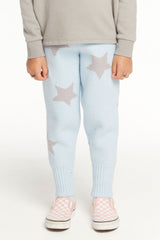 Chaser Rib Panel Leggings in Lake Star