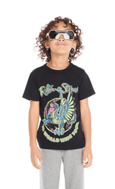 Chaser Rolling Stones American Tour Tee in True Black