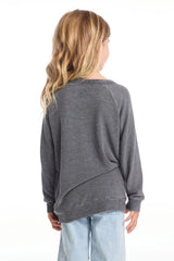 Chaser Rolling Stones Rock & Roll Logo Raglan Pullover