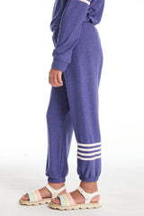 Chaser Slim Slouchy Girls Pant in Frost Blue