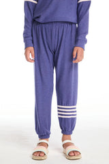 Chaser Slim Slouchy Girls Pant in Frost Blue