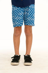 Chaser Welt Shorts in Shark Check