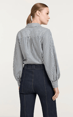 Cinq A Sept Crystal Ivy Tianna Top in Peacock Blue