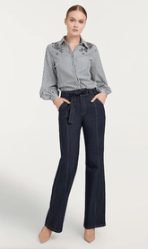 Cinq A Sept Crystal Ivy Tianna Top in Peacock Blue