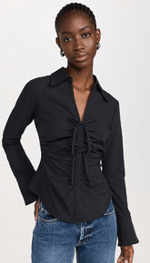 Cinq A Sept Paige Top in Black