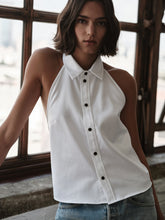 Cissa The Vest Top in White Lustre