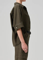 Citizen of Humanity Claire Origami Shirt in Costes