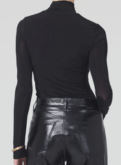 Citizen of Humanity Francesca Turtleneck in Black