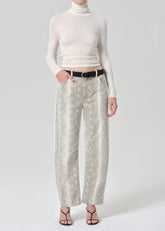 Citizen of Humanity Miro Long Relaxed Jeans in Python