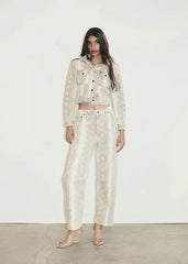 Citizen of Humanity Miro Long Relaxed Jeans in Python