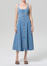 Citizen of Humanity Noa Seamed Dress In Lapis