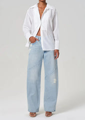 Citizens of Humanity Ayla Swirl Baggy Cuffed Jeans in Hallstatt