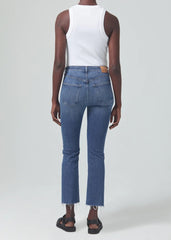 Citizens of Humanity Isola Cropped Boot in Lawless
