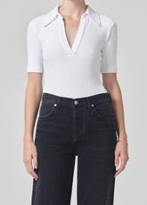 Citizens Of Humanity Liu Bodysuit in White