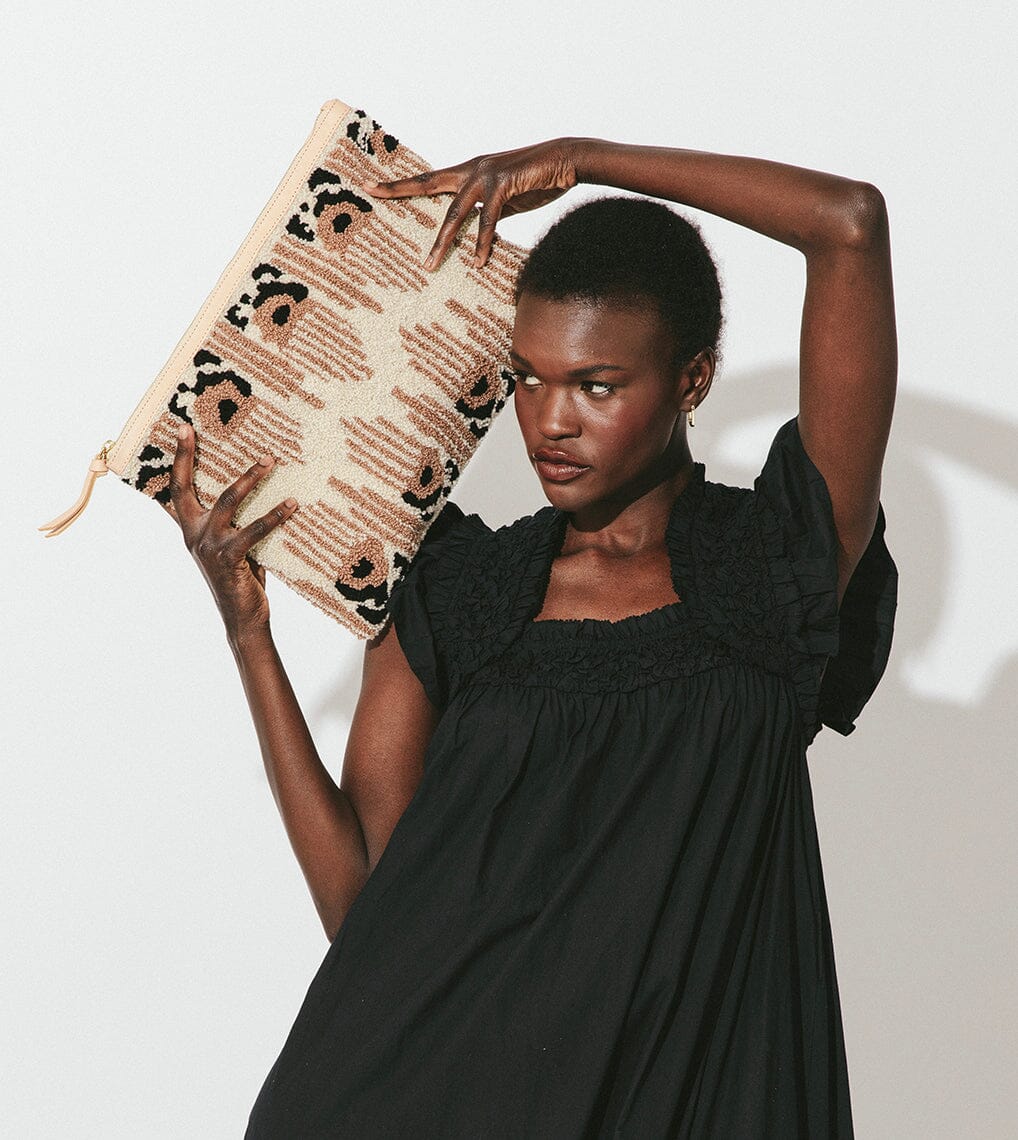 Cleobella Clutch in Floral Waterfall