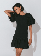 Cleobella Colette Mini Dress in Black