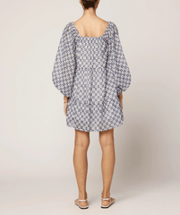 Cleobella Hattie Mini Dress in Piazze Check