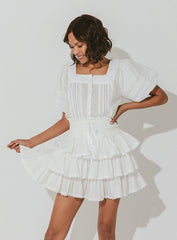 Cleobella Ismene Skirt in Ivory