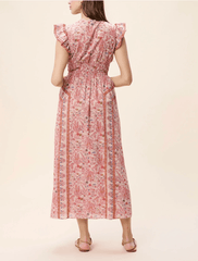 Cleobella Jonni Ankle Dress in Dahlia