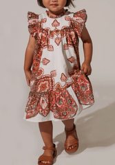 Cleobella Littles Daisy Dress in Foulard Paisley Print
