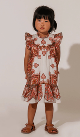 Cleobella Littles Daisy Dress in Foulard Paisley Print