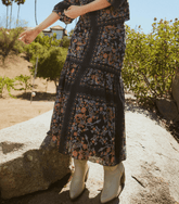 Cleobella Marjorie Ankle Skirt in Dark La Ramos Print