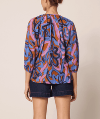 Cleobella Ramona Blouse in Fresco Print