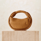 Cleobella Santiago Mini Hobo Bag in Tan