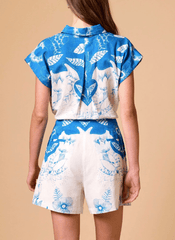 Cleobella Simone Blouse in Celestia