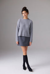 Colorush Dulce Rib Crew in Smokey