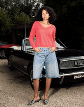 Colorush Wild Horizon V Neck in Wild Crush