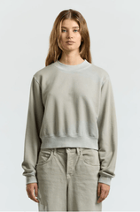 Cotton Citizen Milan Crew Sweatshirt in Vintage Chalk