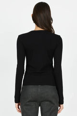 Cotton Citizen Verona Crew Shirt in Jet Black