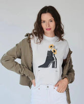Cpress Studio Growing Mushie Tee in White