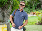 Criquet Performance Players Shirt in Midnight