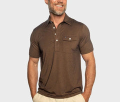 Criquet Performance Players Shirt in Woodsmoke