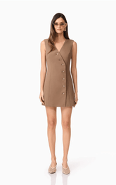 Curaae Sandy Suit Mini Dress in Coco