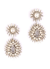 Deepa Pia Earrings in Silver